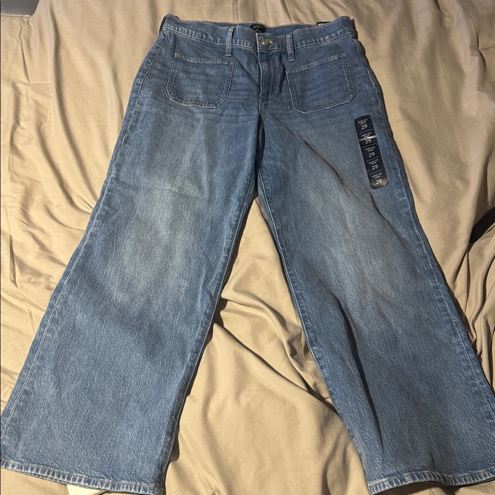J. Crew Relaxed Fit Blue Jeans - Picture 3 of 3